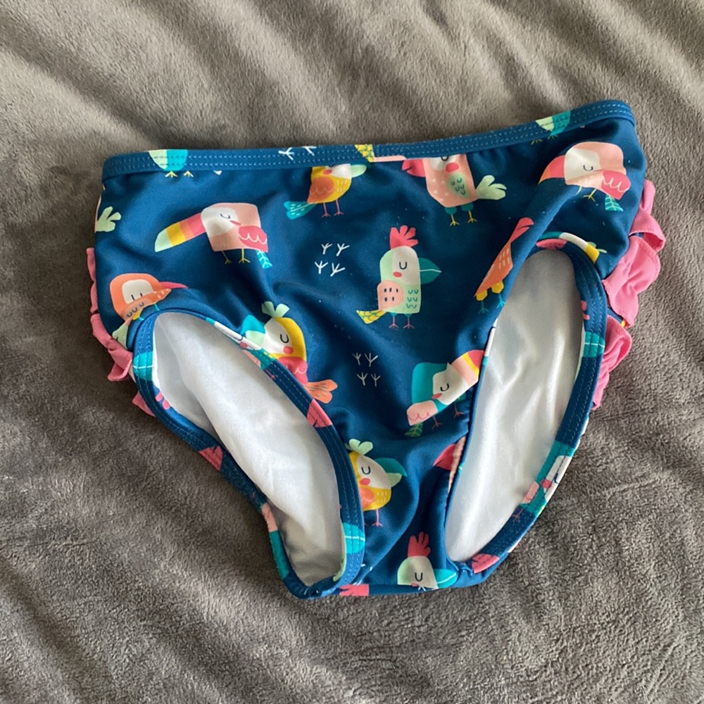 Girls Ruffle Butts Bathing Suit Bottom - Picture 2 of 4
